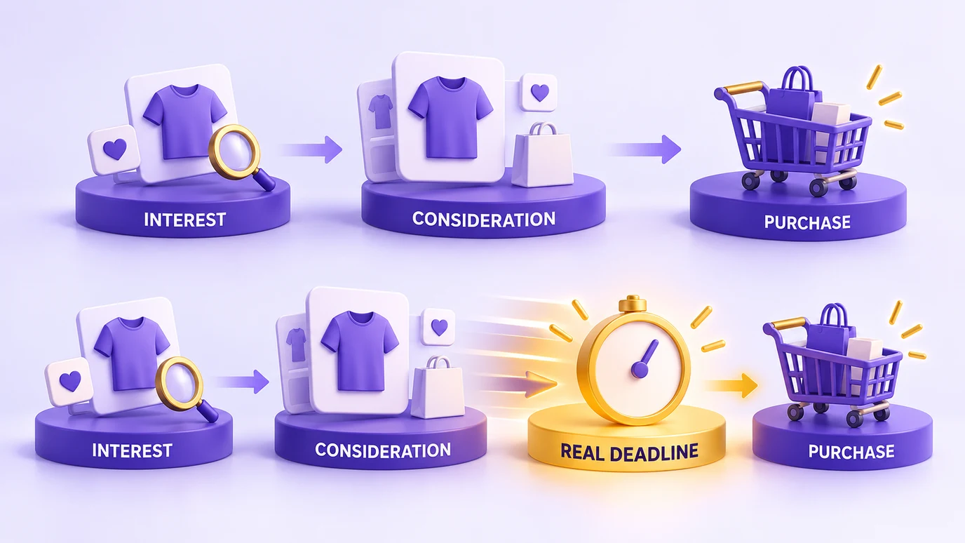 How a real deadline can speed up a purchase decision that already exists