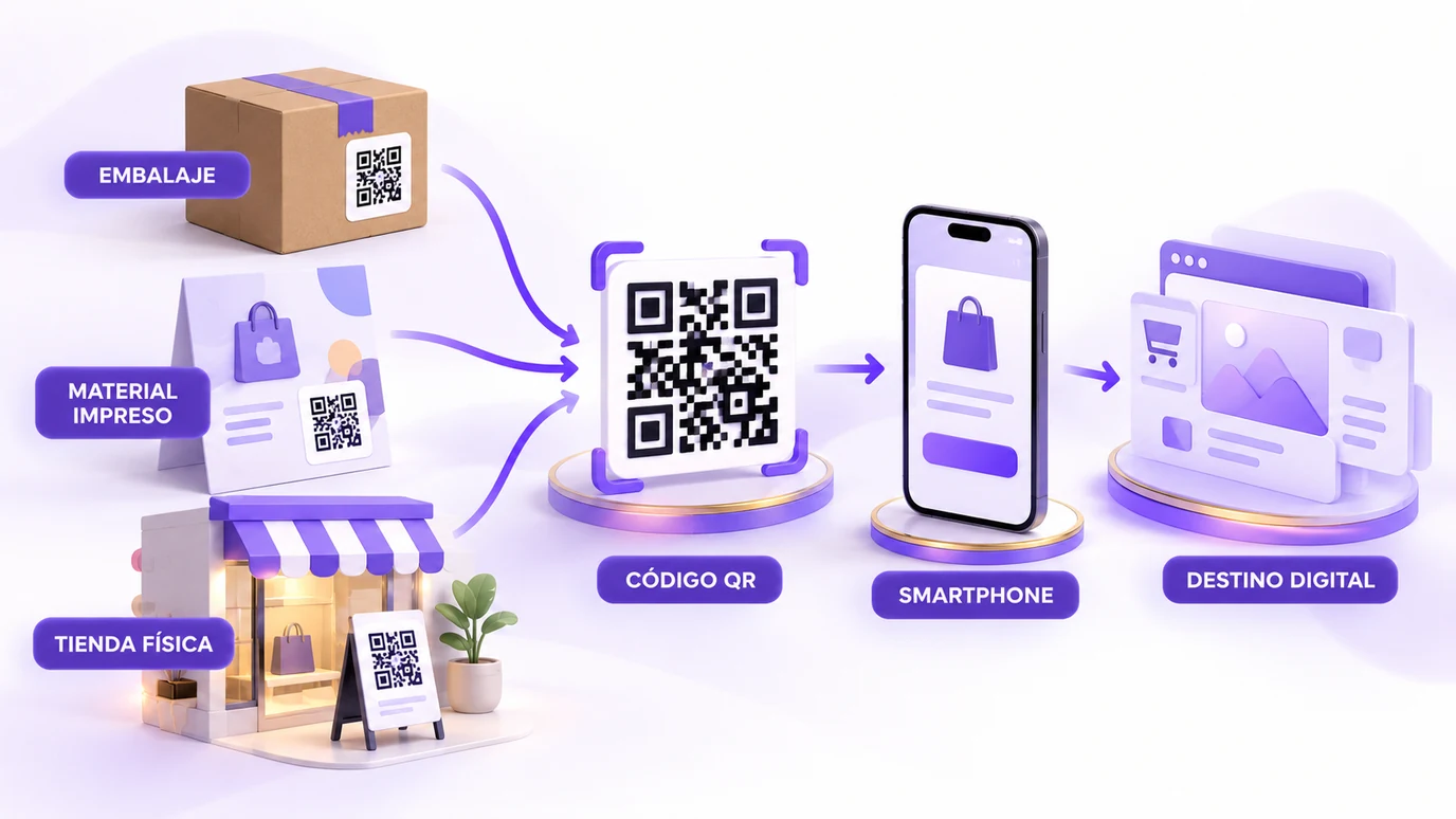 Usos de códigos QR en marketing y comercio electrónico